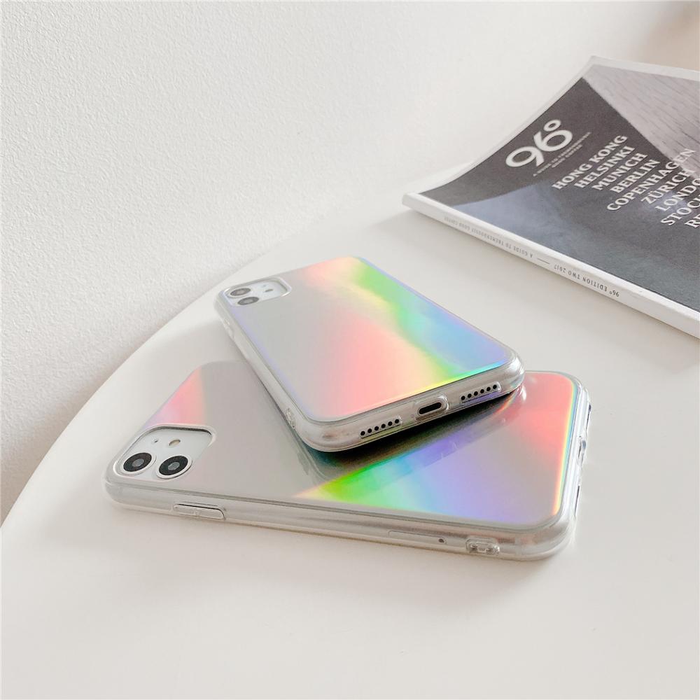 Holo Mirror Silicon iPhone Case