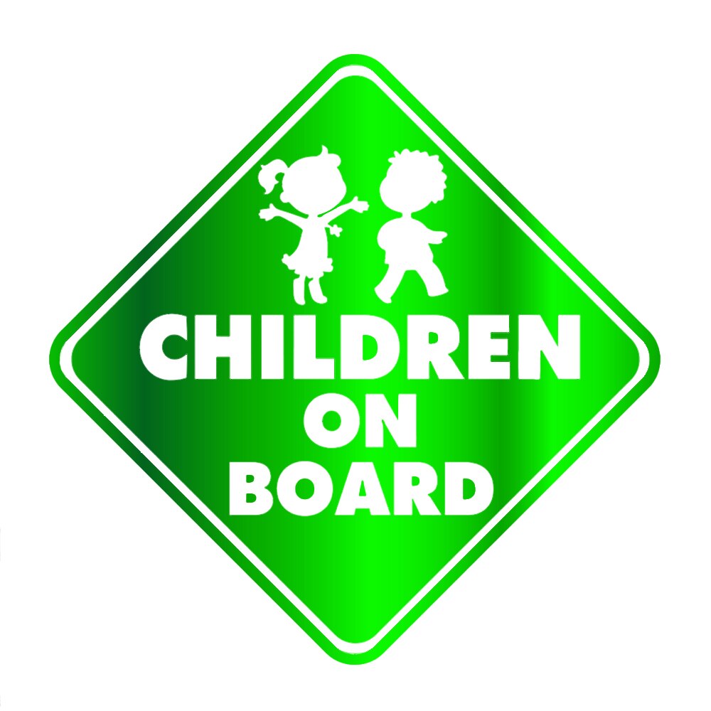 Holo CHILDREN ON BOARD Sticker