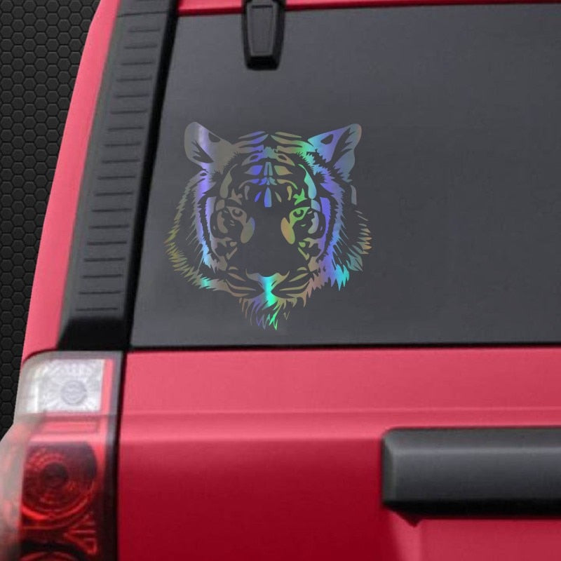 Holographic Tiger car sticker