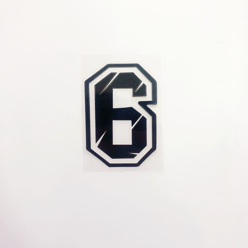 Racing Numbers Holographic Stickers