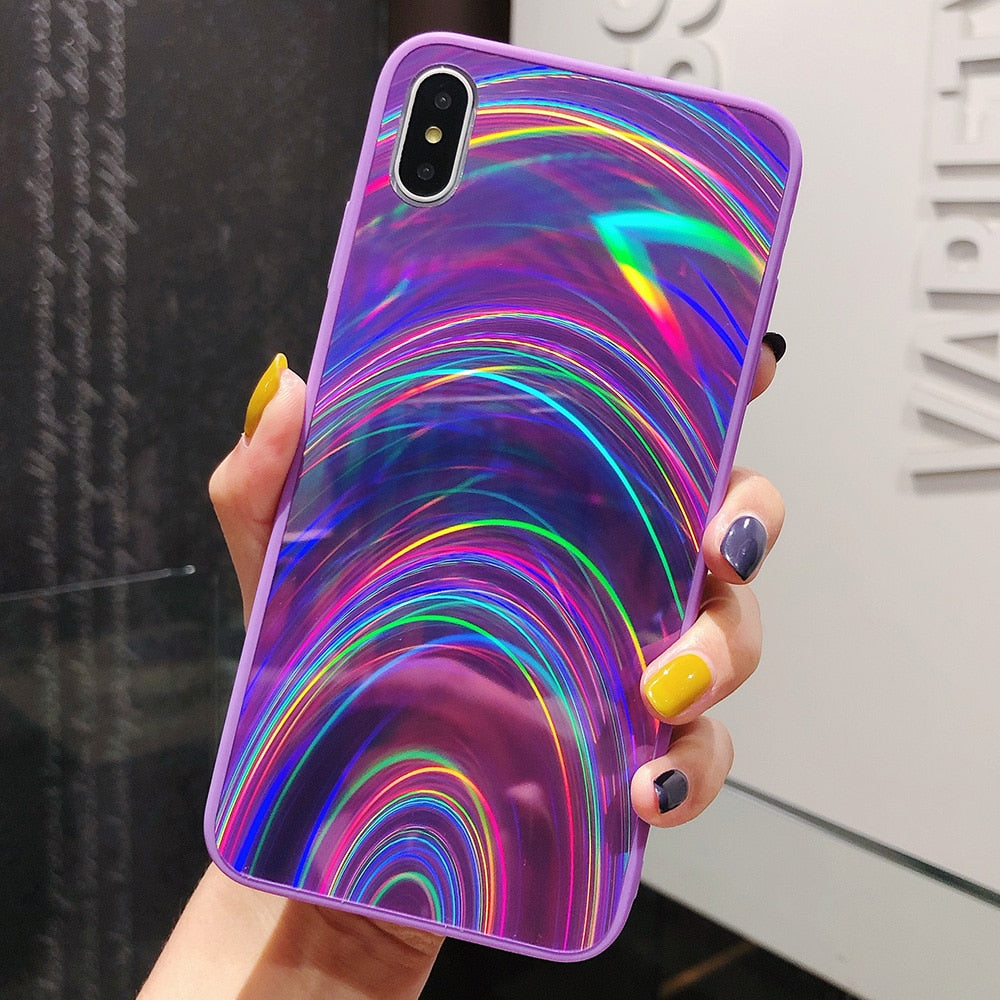 Holo 3D Rainbow iPhone Case