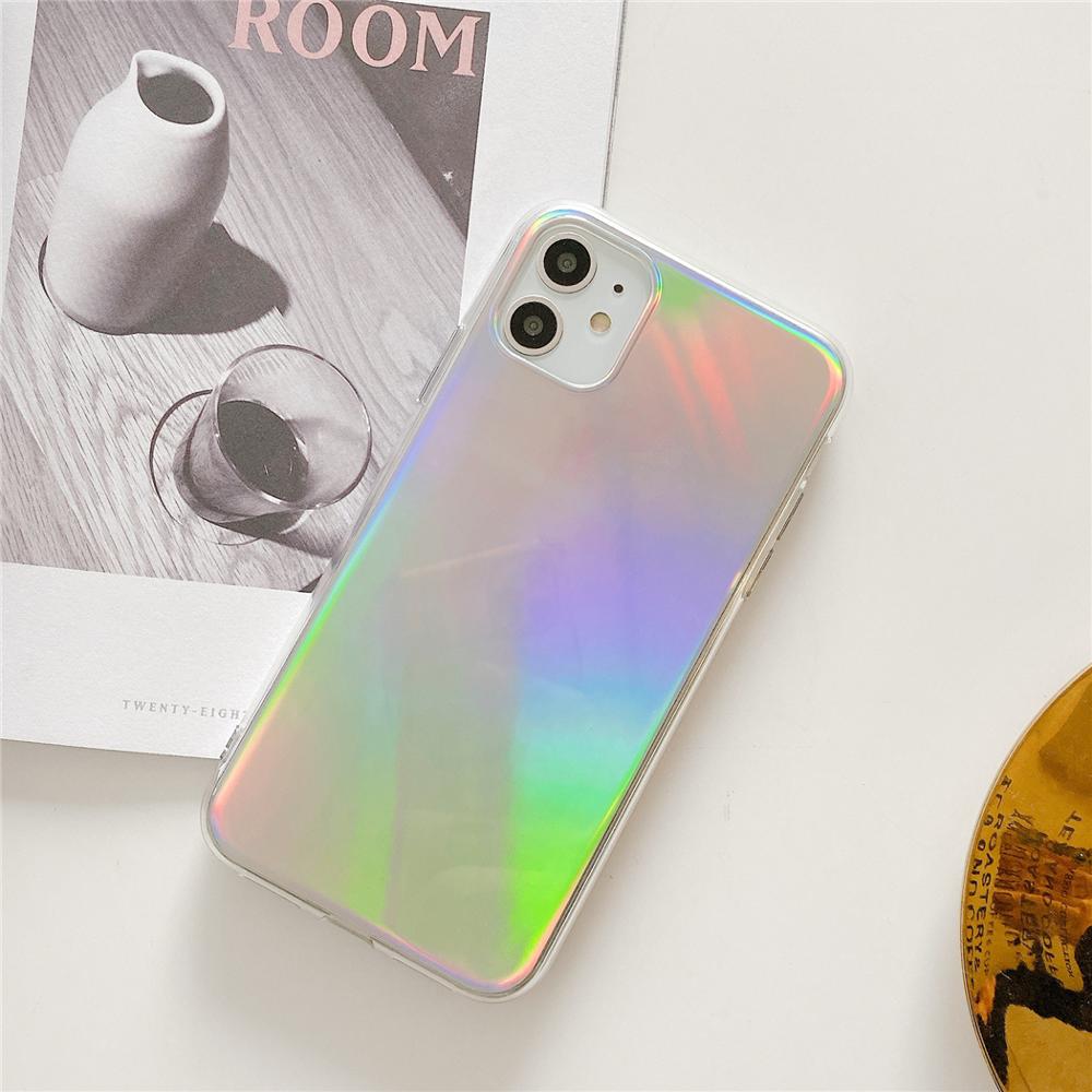 Holo Mirror Silicon iPhone Case