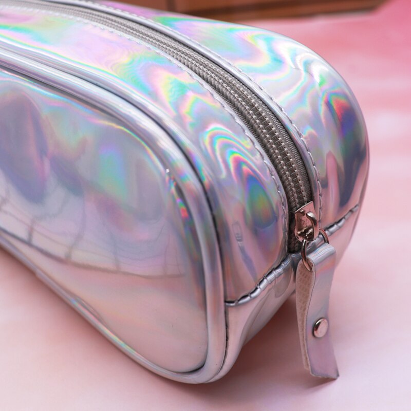 Holo Kawaii Pencil Case for Large Capacity