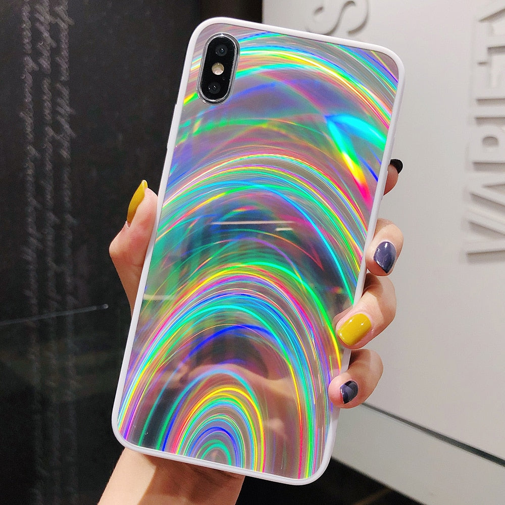 Holo 3D Rainbow iPhone Case