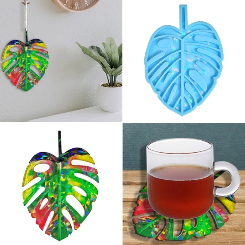 Holo Palm-Leaf Coaster Silicone Mold