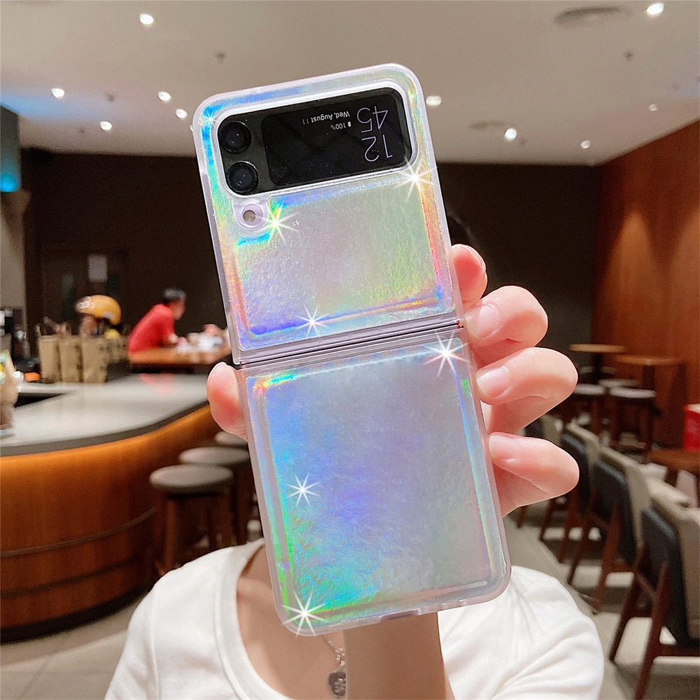 Holo Samsung Z Flip 4 Aurora Cover