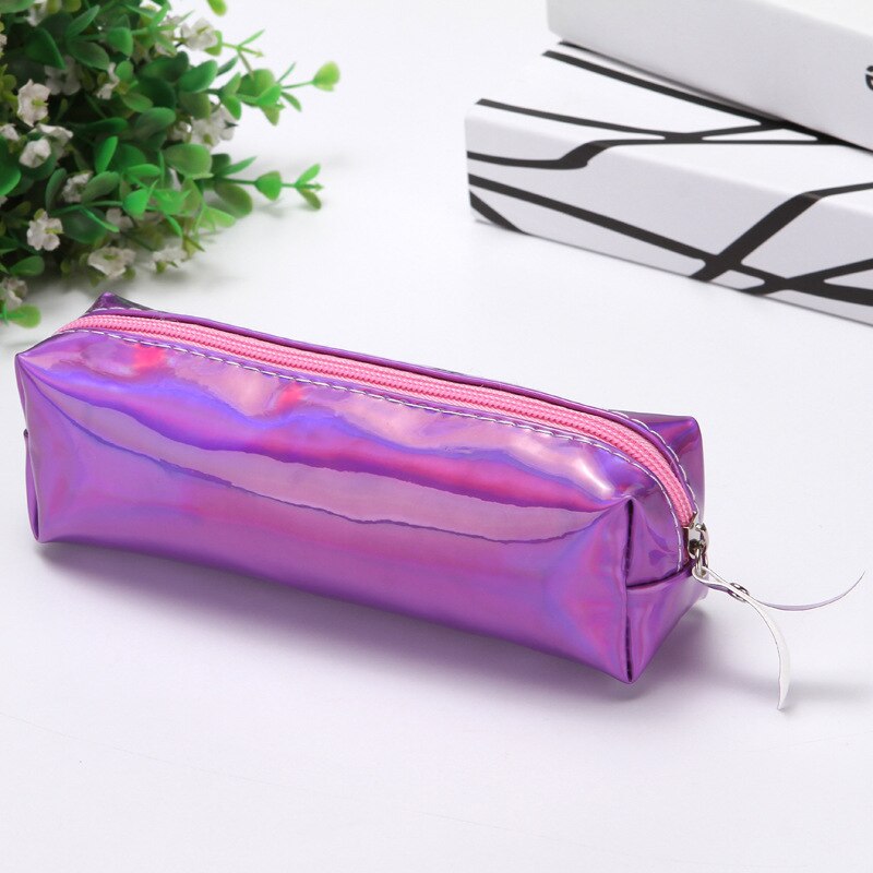 Holographic Zipper Pencil Bag