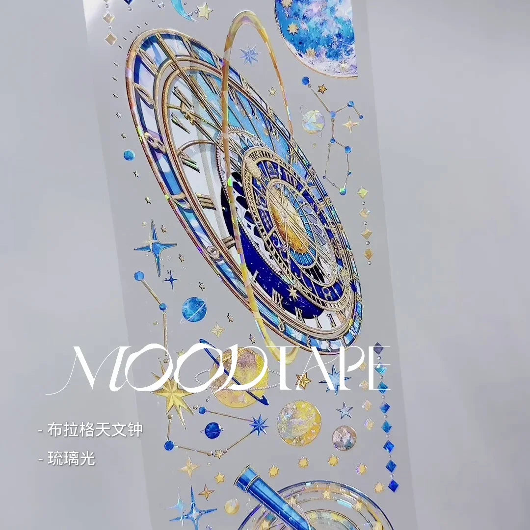 Moodtape Astronomical Clock PET Washi Tape