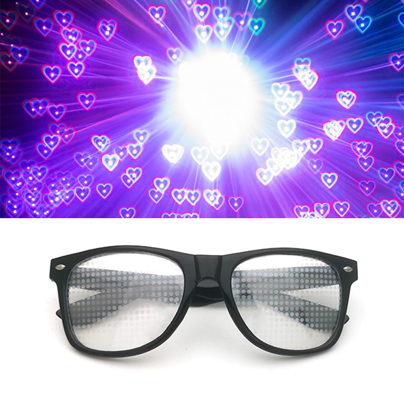 Diffraction 3D Rectangle Sunglasses