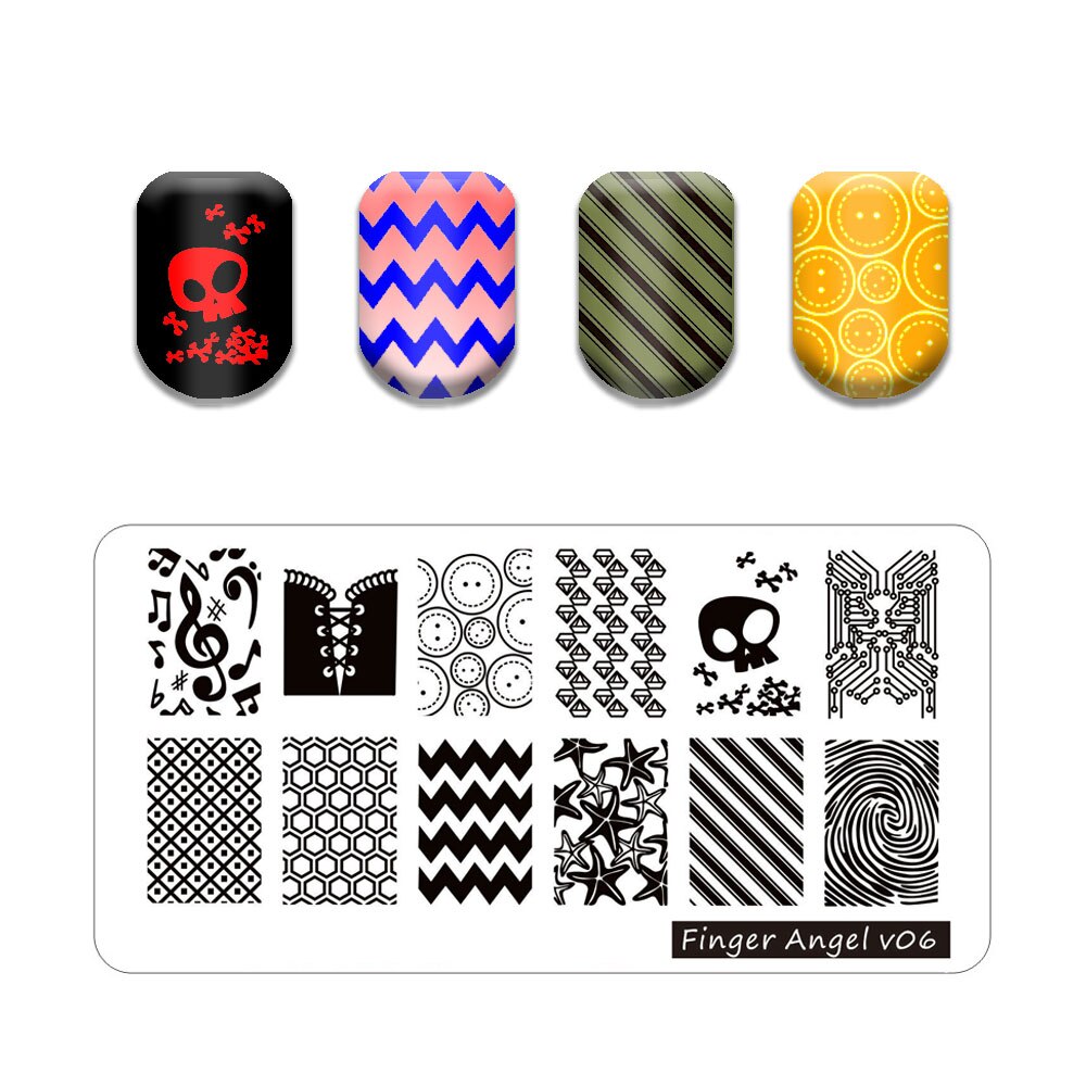 Nail Art Stamping Plates Holo Case