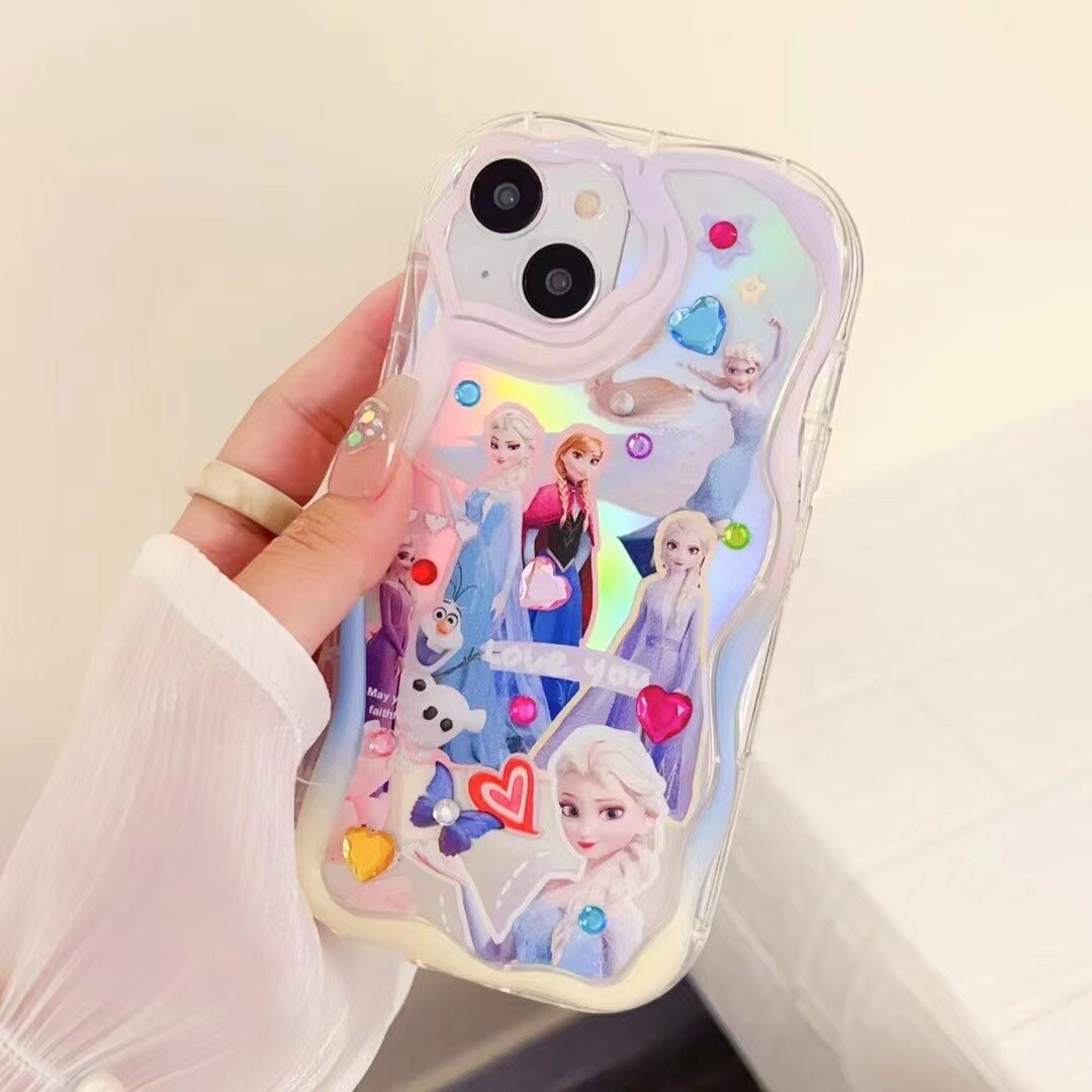 Holo Ariel Snow White Elsa iPhone Case