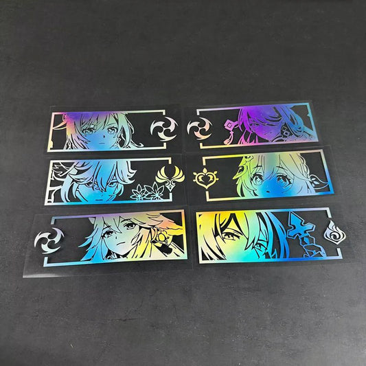 Genshin Impact Holographic Stickers