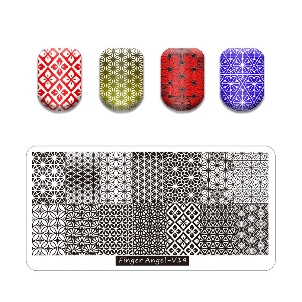 Nail Art Stamping Plates Holo Case