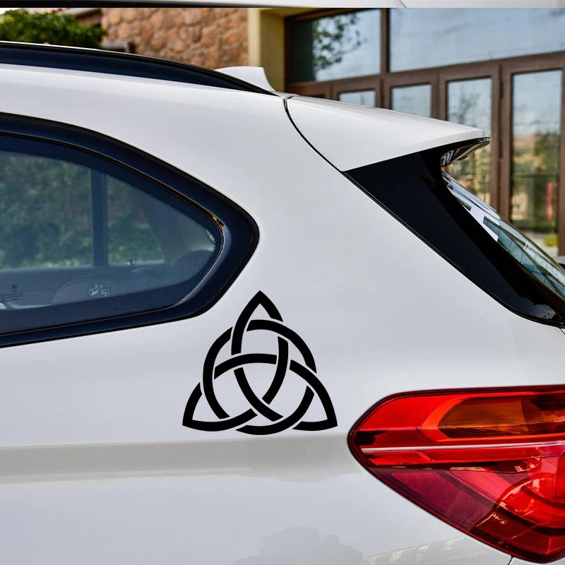 HOlo Knot Triquetra Trinity Celtic Sticker