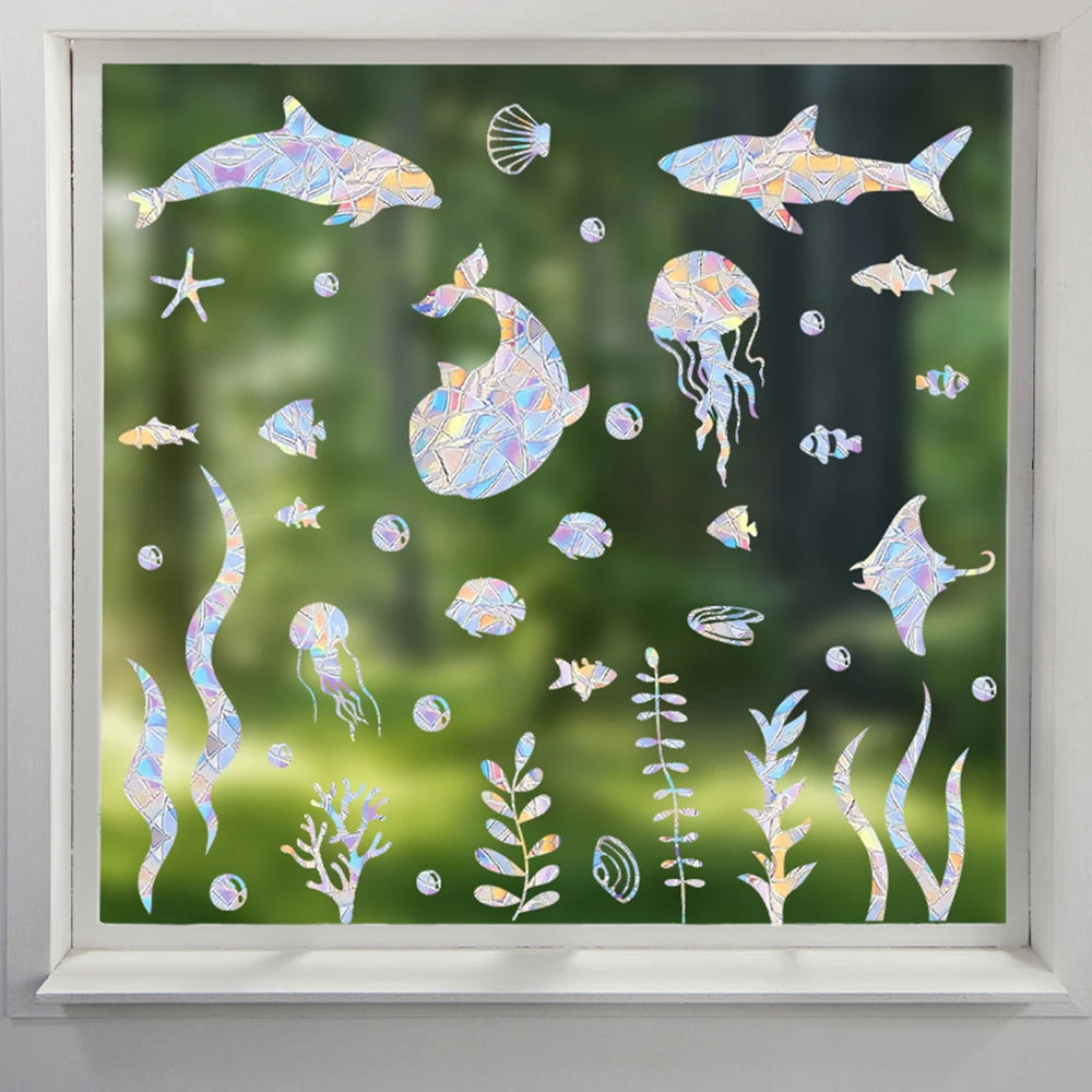 Marine Animals Sunshine Catcher Window Stickers ! :D