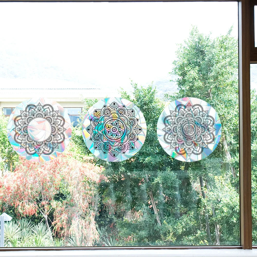 Datura Flower Suncatcher Stickers