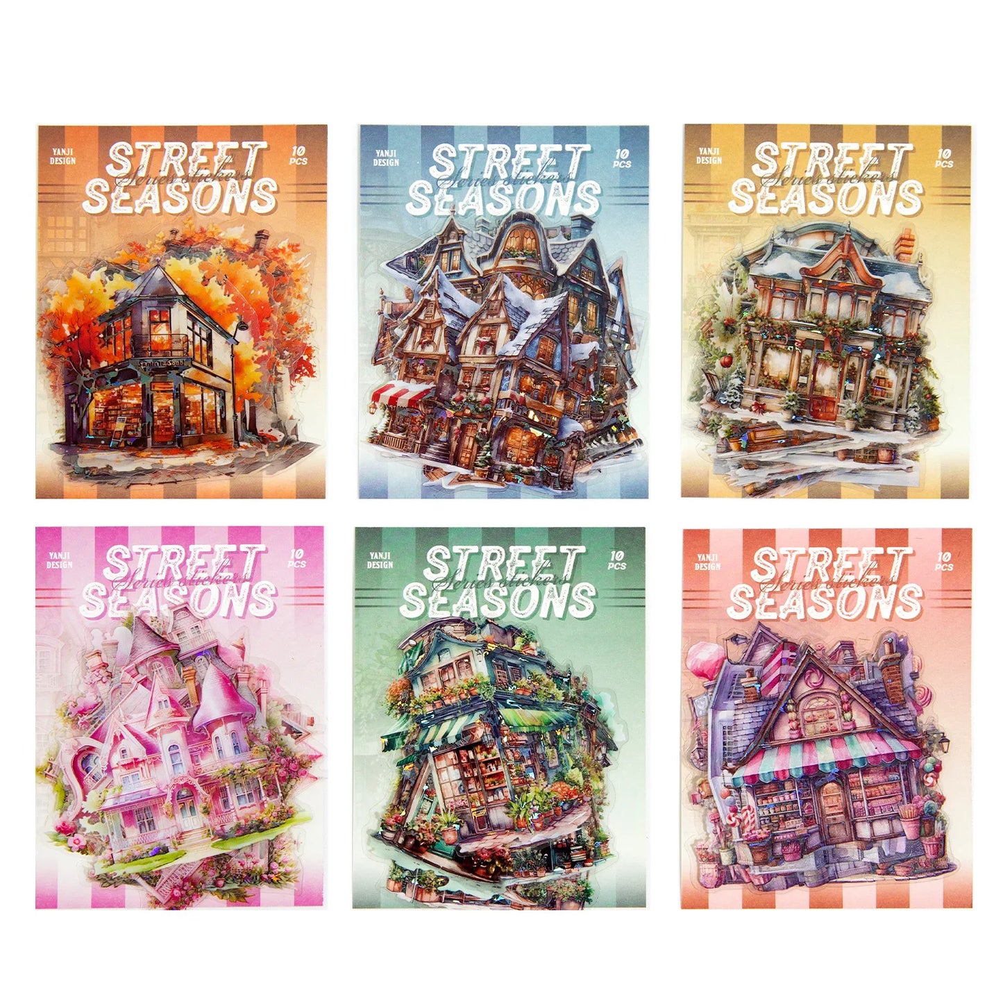 Kawaii Holo  Four Seasons Street Stickers