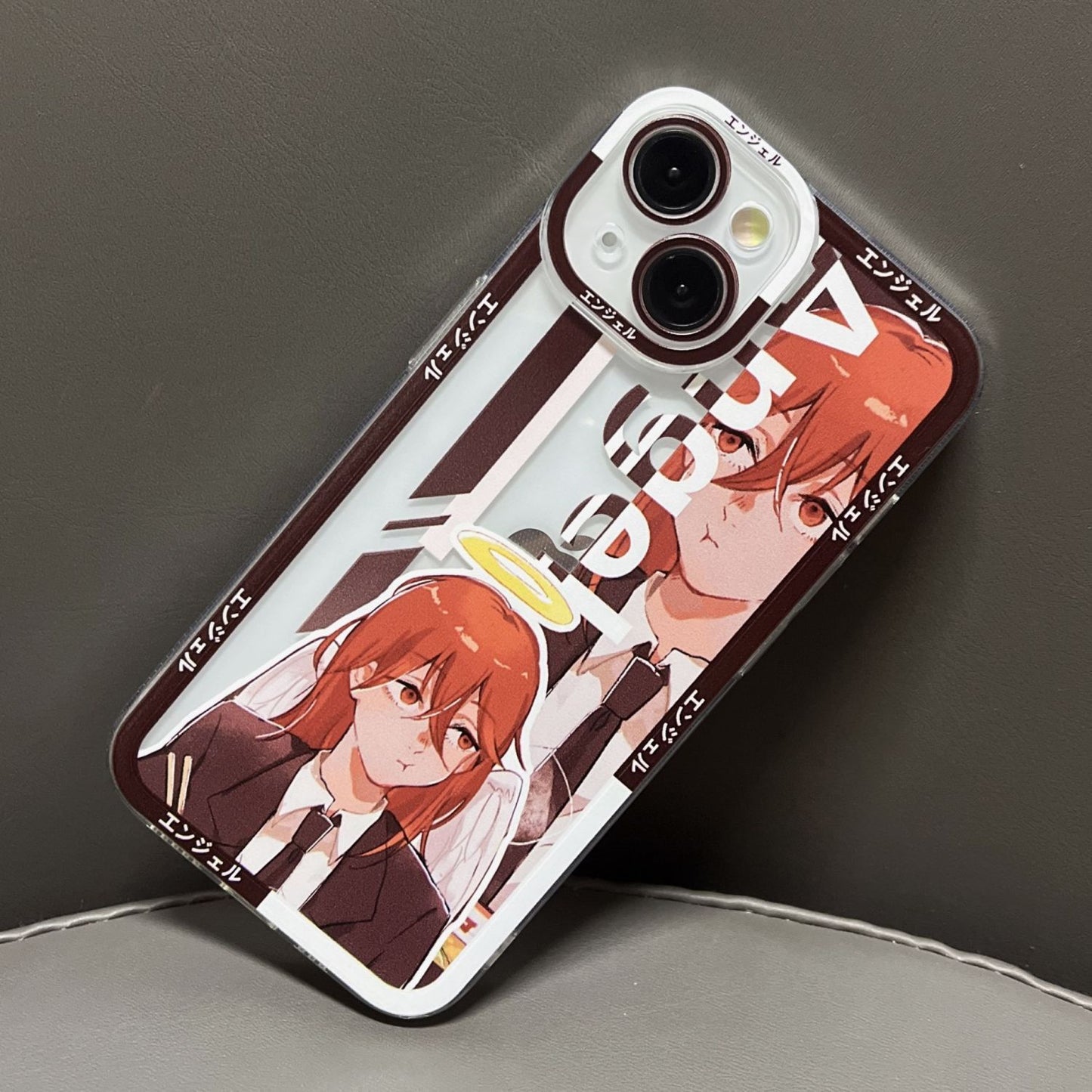 Holo Chainsaw Man iPhone Case