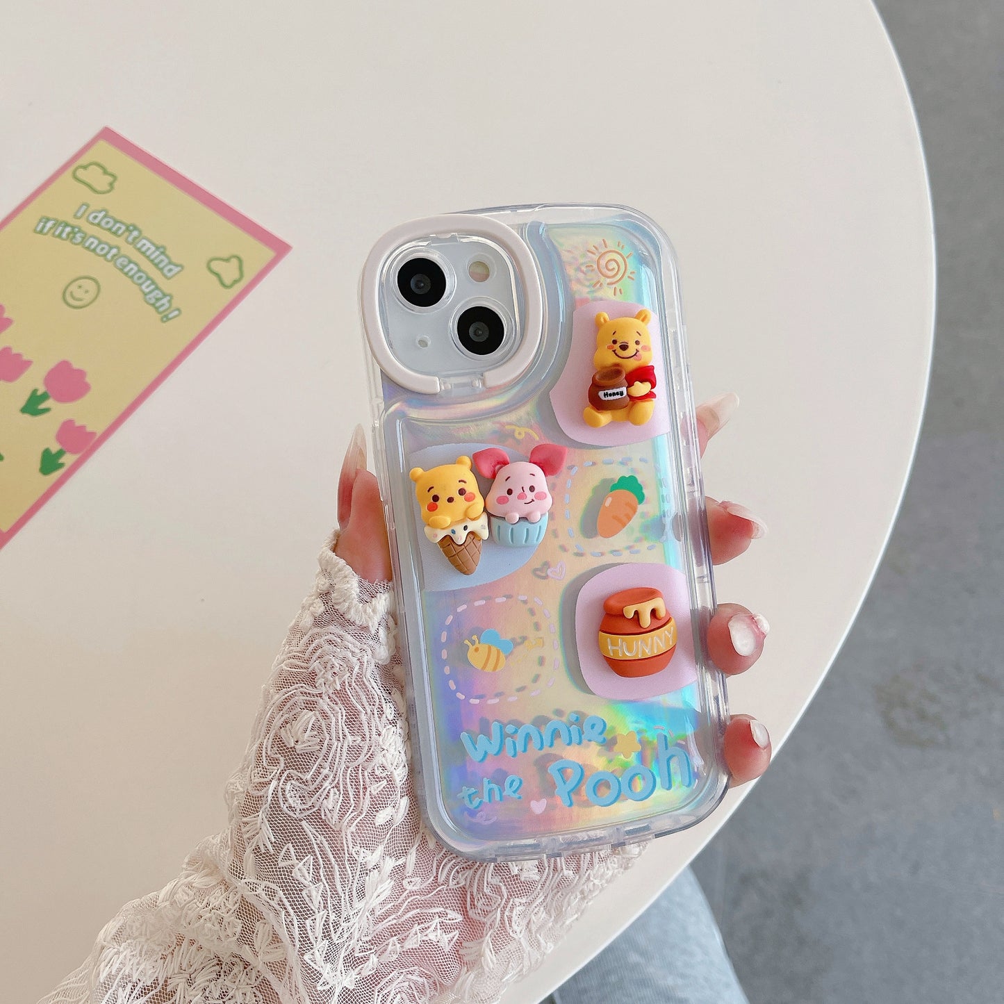 Holo 3D Winnie the Pooh iPhone Case