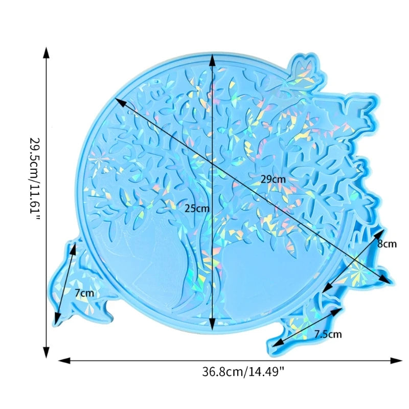 Diy Holo Tree of Life Wall Sticker Silicone Mold