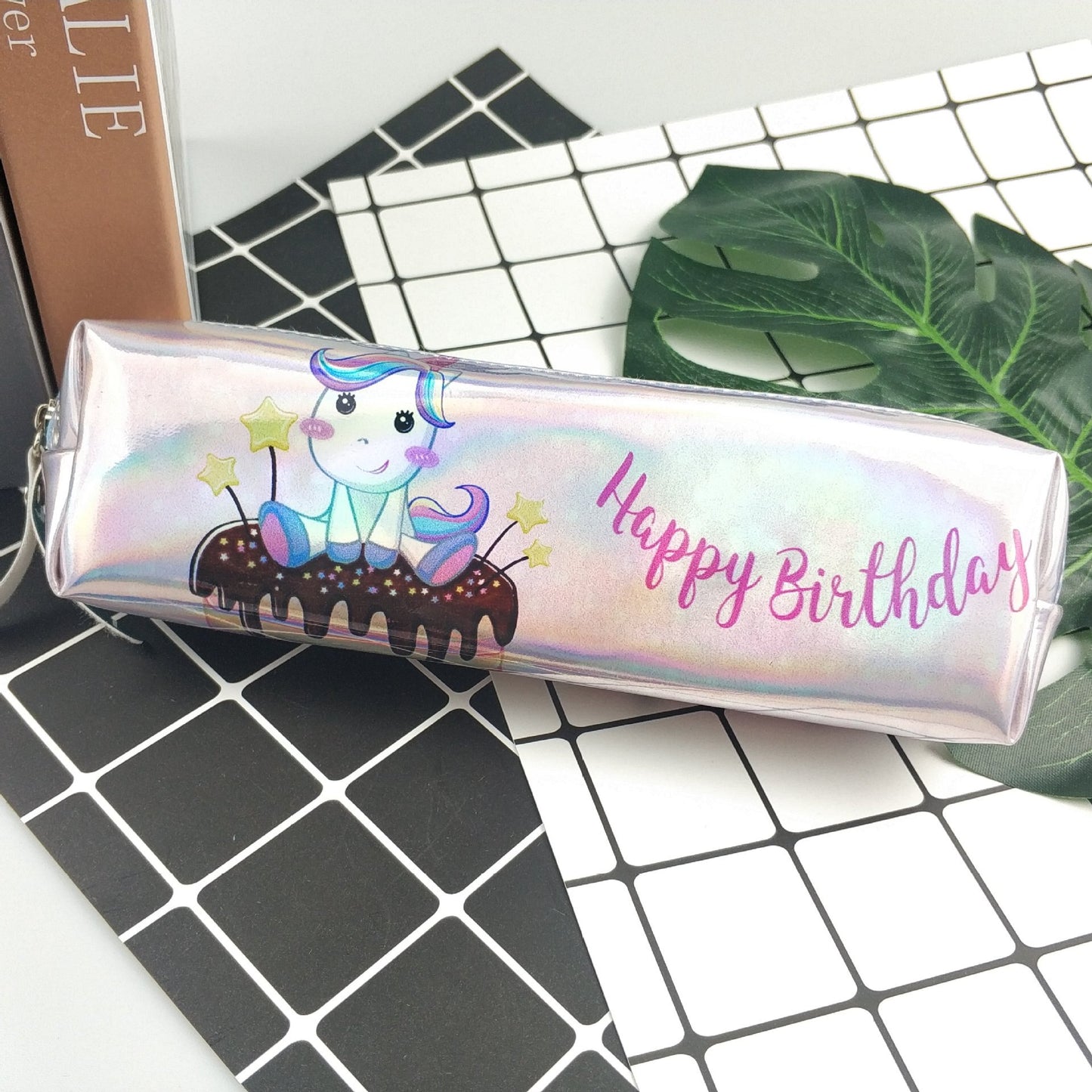 Holo Unicorn Mermaid Kawaii Pencil Case