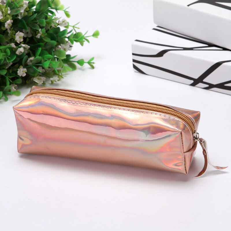 Holographic Zipper Pencil Bag