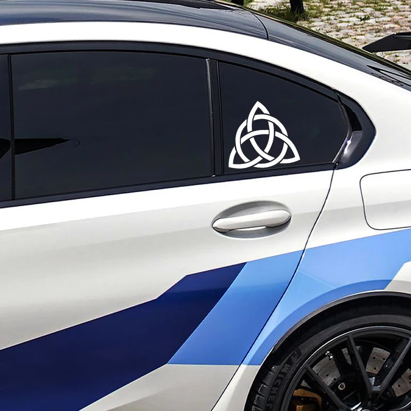 HOlo Knot Triquetra Trinity Celtic Sticker