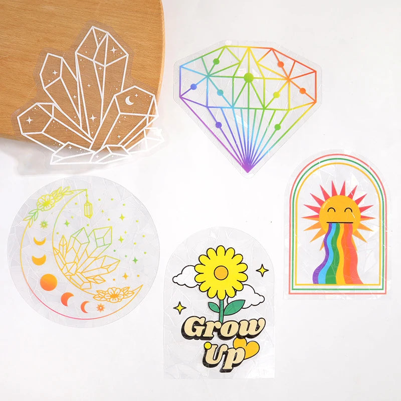 6Pcs/set Sun-catcher Window Stickers