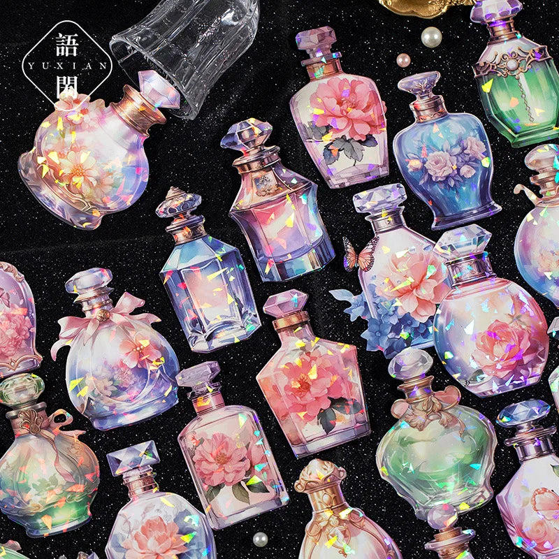 Kawaii Bottled Romance Holo Stickers