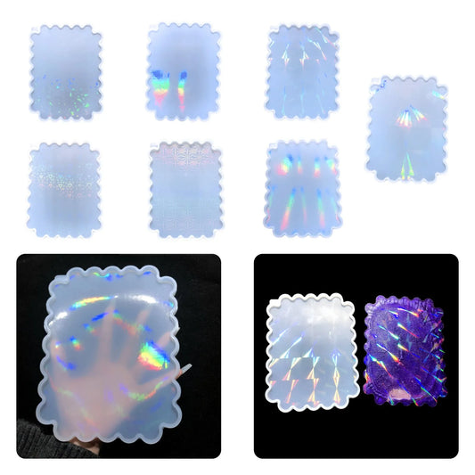 DIY Holographic Silicone Coaster Mold