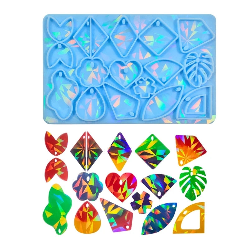 Holo Irregular Geometric Shapes Silicone Mold