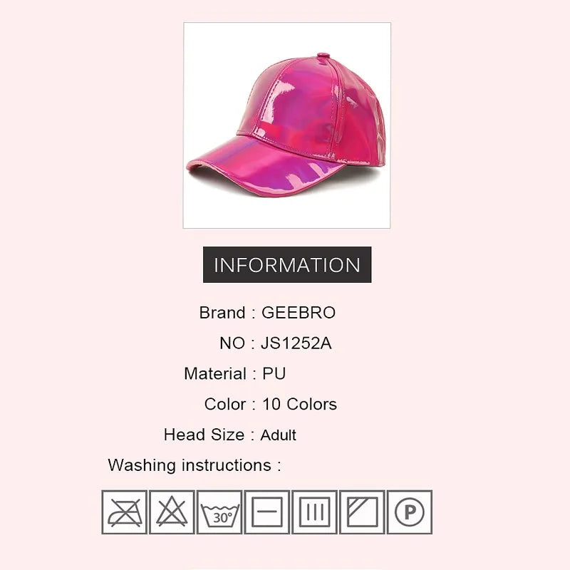 Holographic Baseball Cap