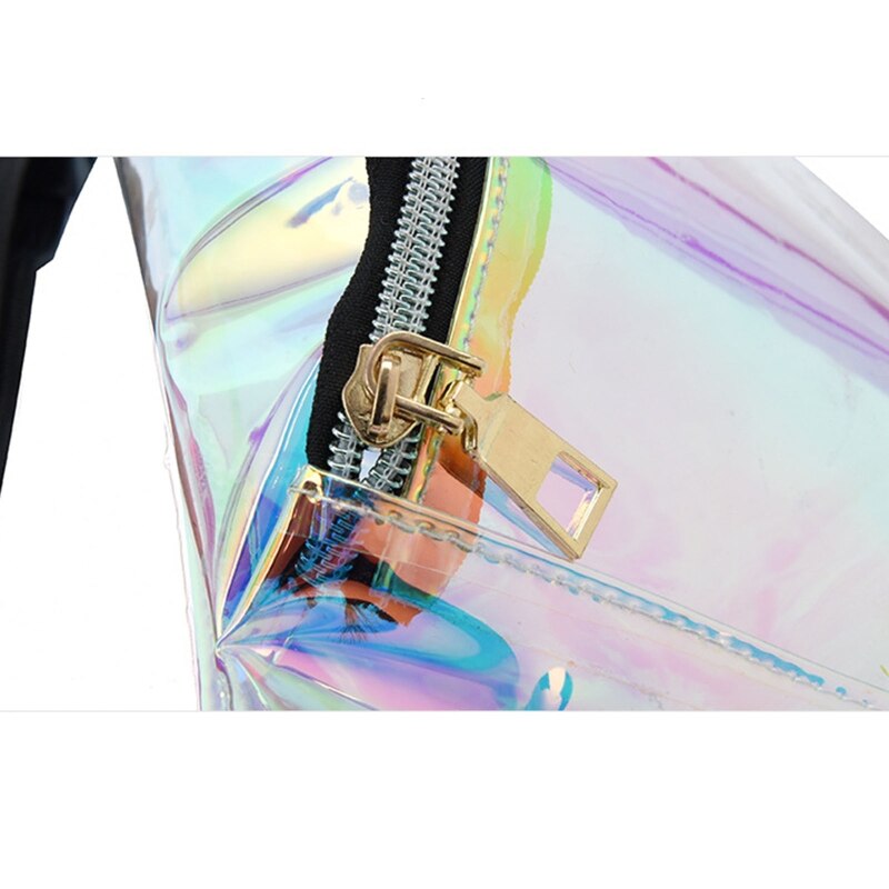 Iridescent PVC Translucent Fanny Pack