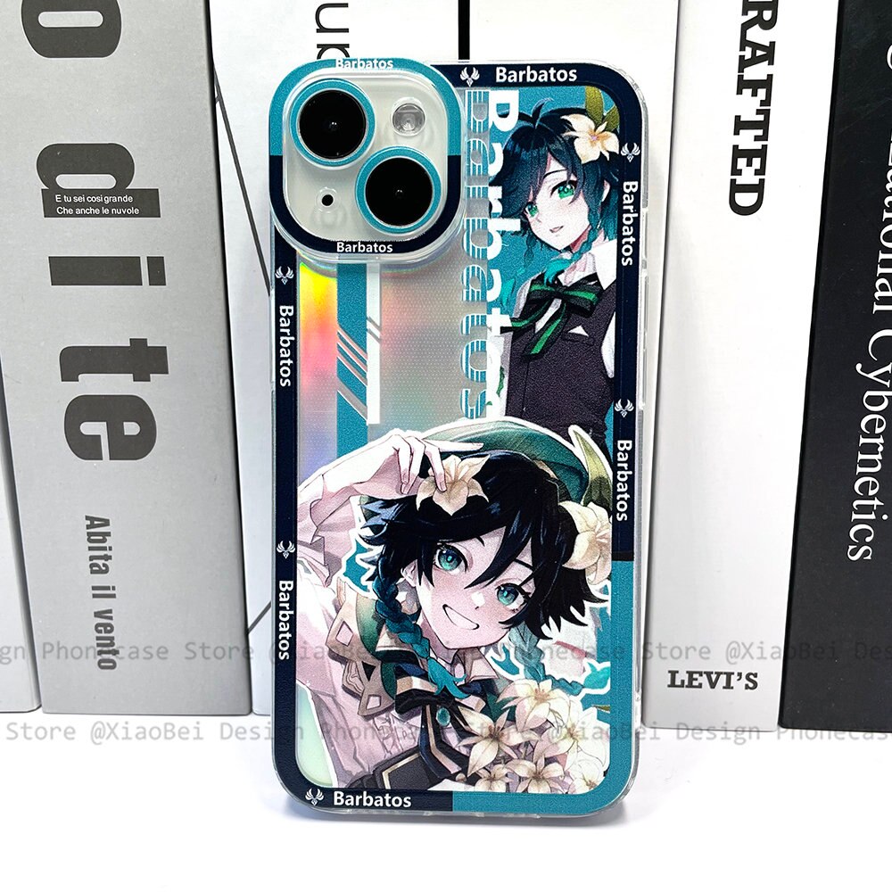 Holo Venti Genshin Impact iPhone Case