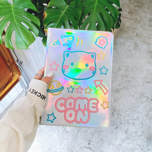 Holo Color Cat iPad Case