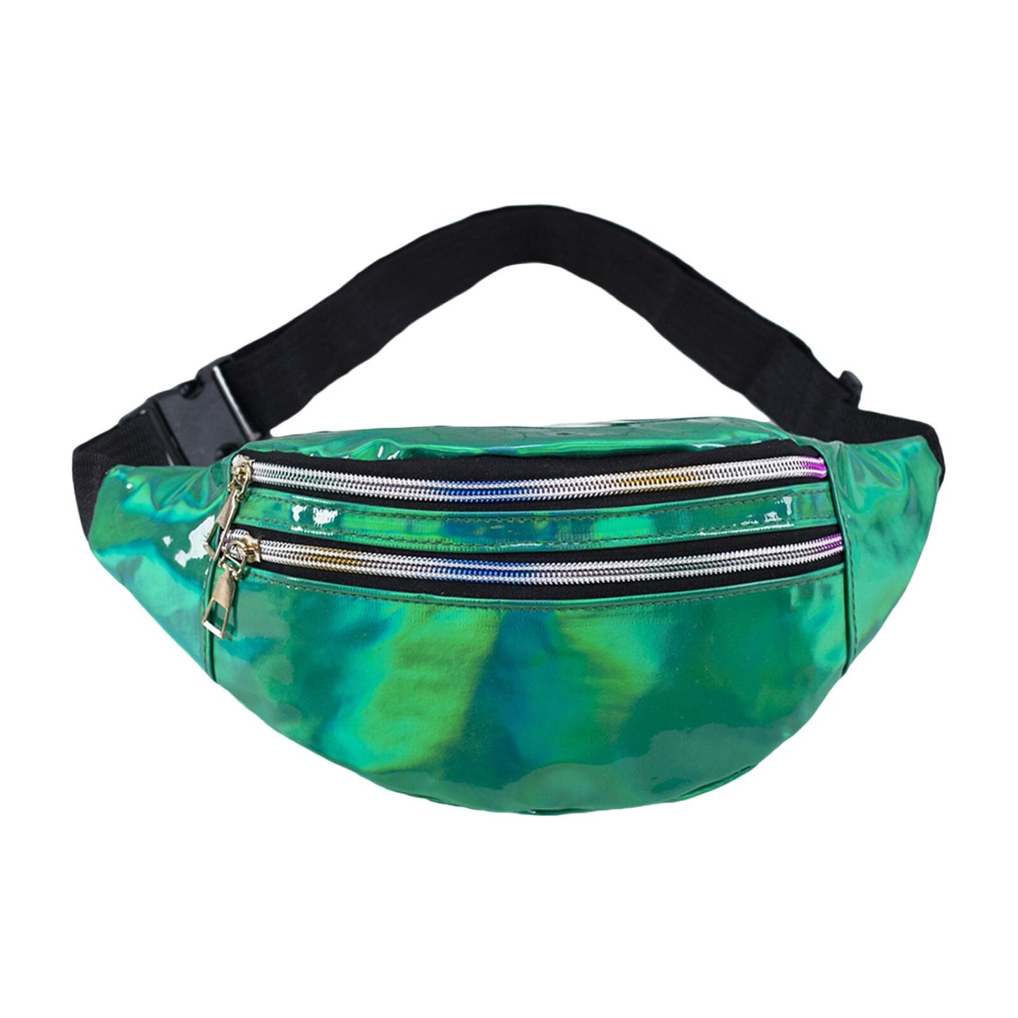 Holographic Fanny Pack / Beach Bum Zip Waist