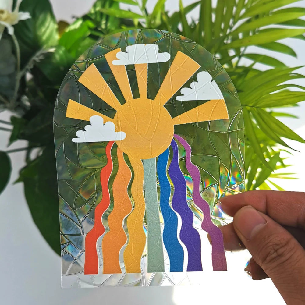 Spring Rainbow Film Sun Catchers