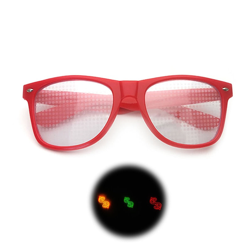 Diffraction 3D Rectangle Sunglasses