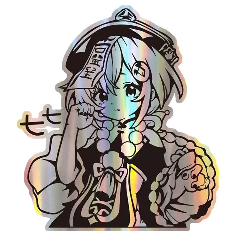 Genshin Impact Qiqi Kawaii Zombie Girl Sticker