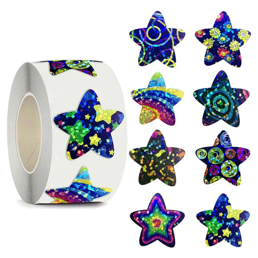 Holo Star Sticker Sticker Roll