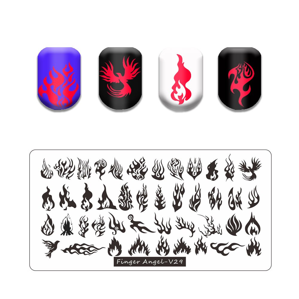 Nail Art Stamping Plates Holo Case