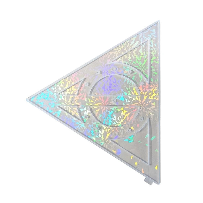 Holographic Silicone Triangular Clock Mold