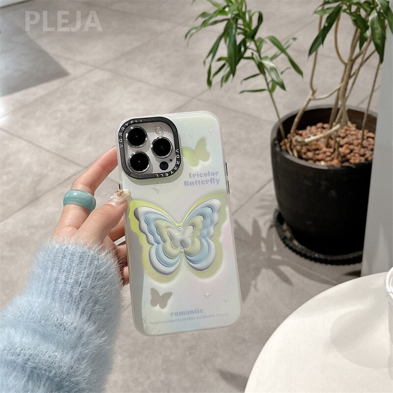 Holo Cute Butterfly iPhone Case