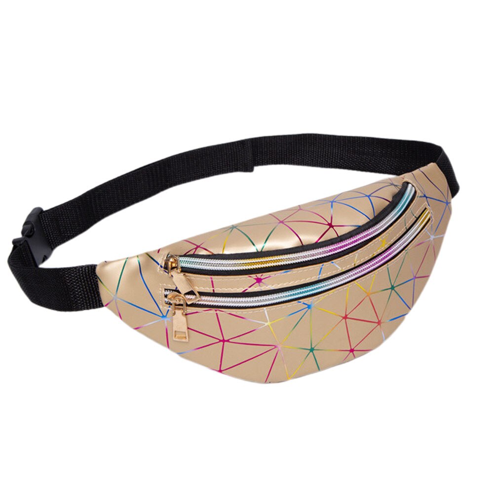 Holographic Fanny Pack / Beach Bum Zip Waist