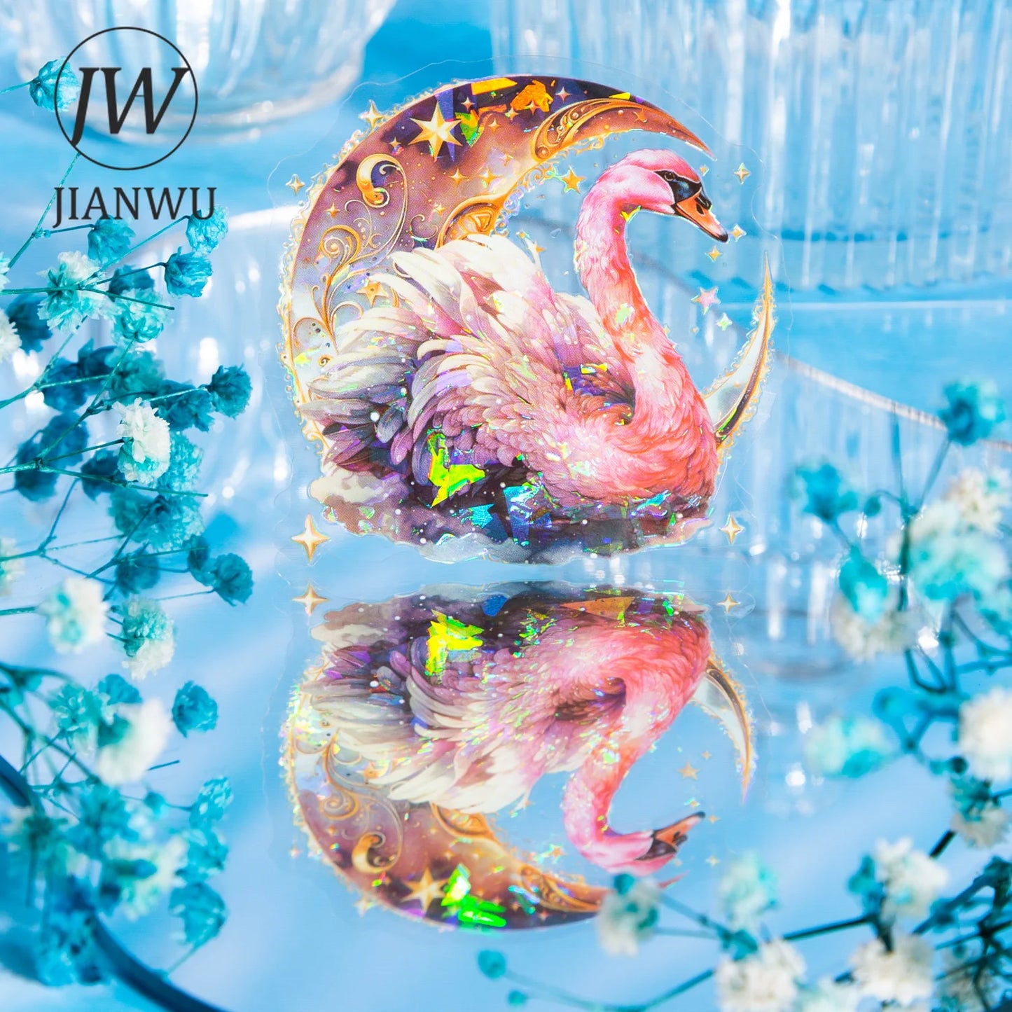 Swan Dream Holo Sticker