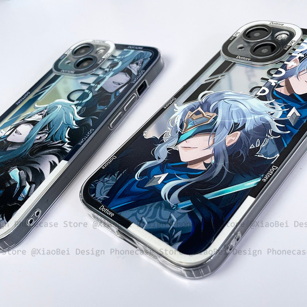 Holo Genshin Impact Dottore iPhone Case