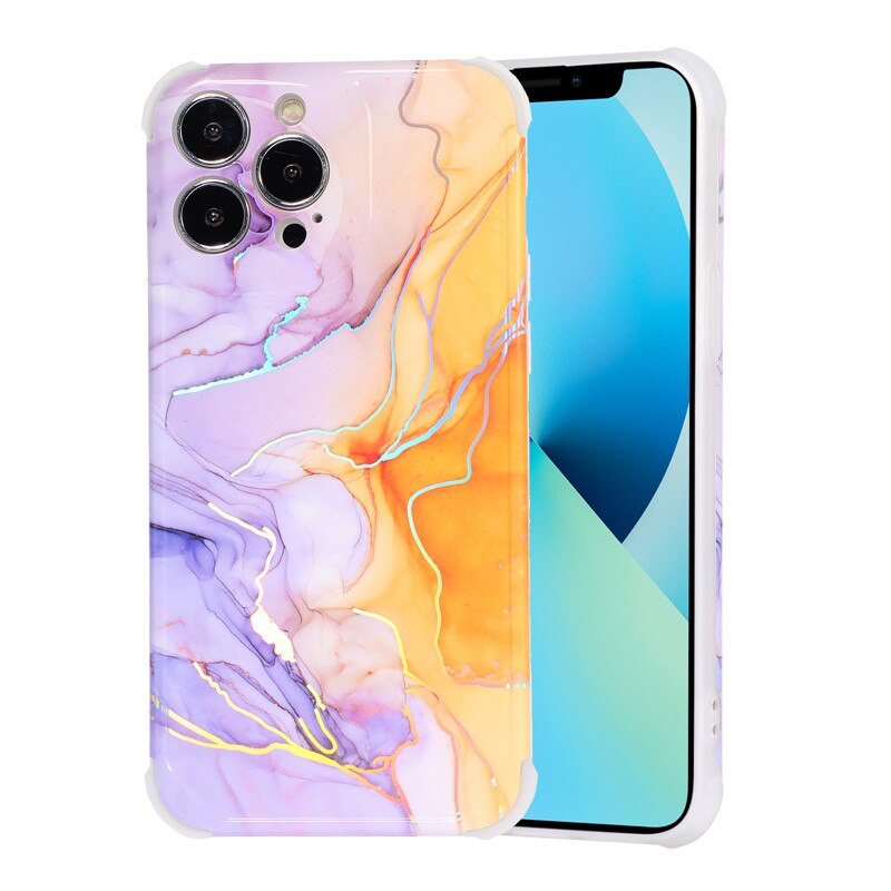 Holo Glossy Marble Samsung Phone Case