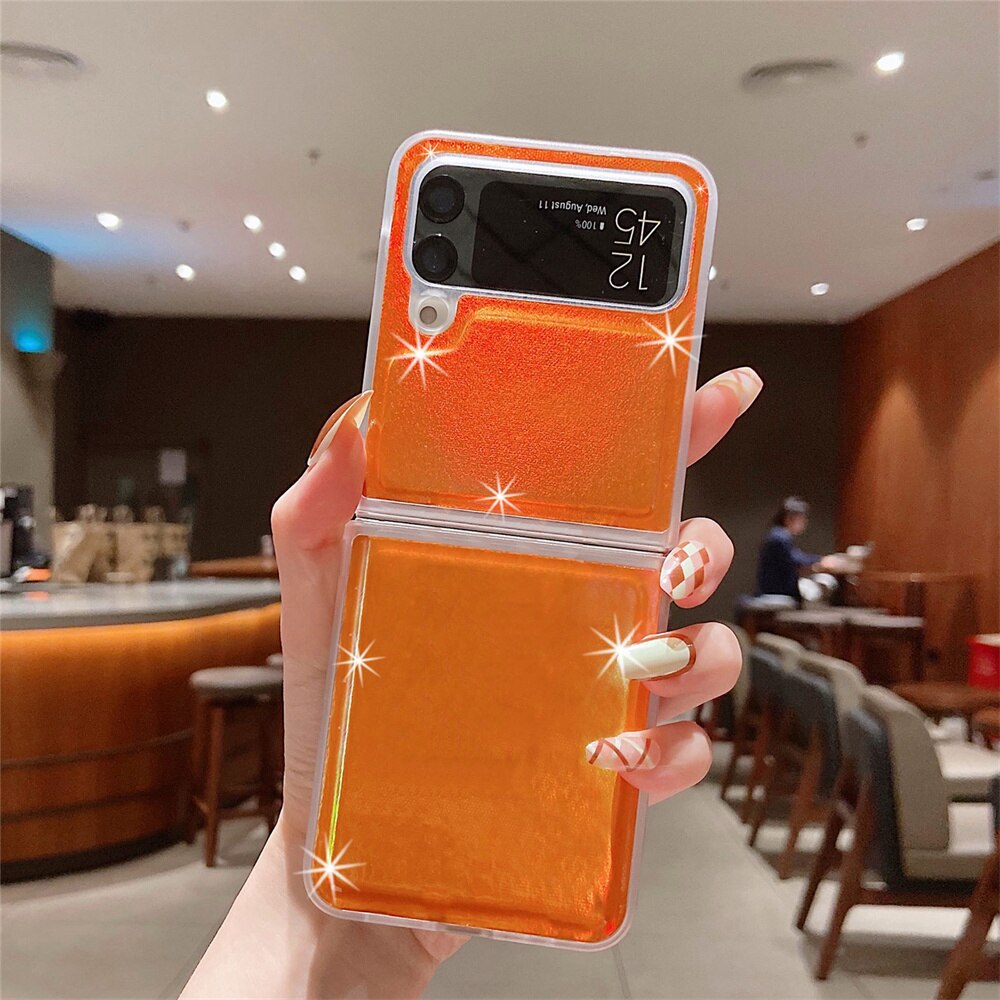 Holo Samsung Z Flip 4 Aurora Cover