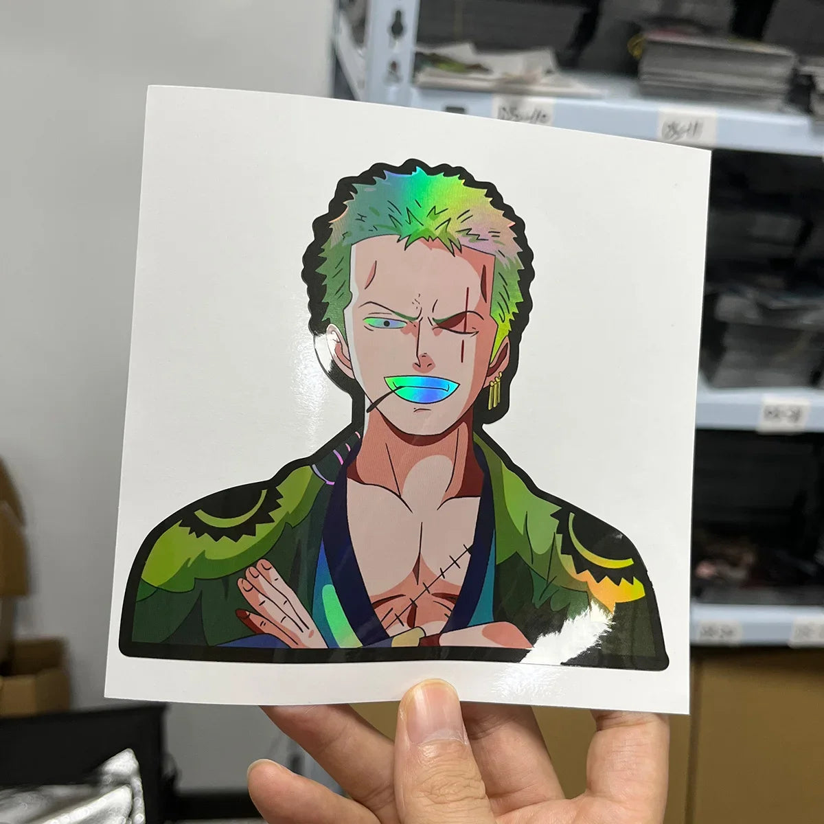 Anime Holographic Stickers