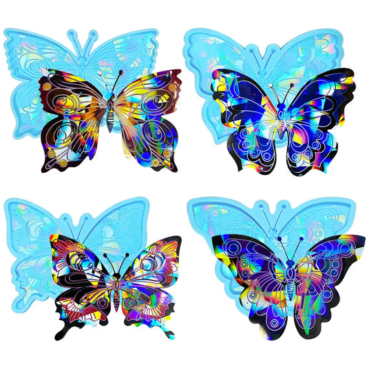 Holographic Laser Butterfly Silicone Mold DIY